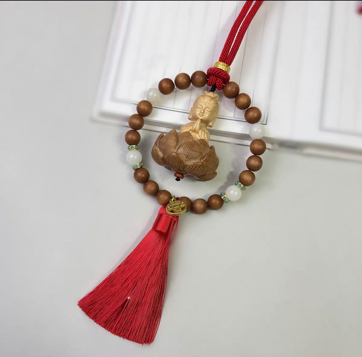 Dây treo Quan Âm - Chuỗi Hạt tròn
